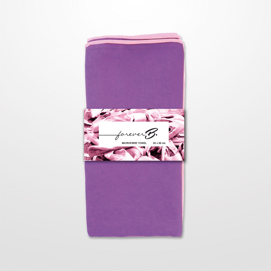 Purple dance towel